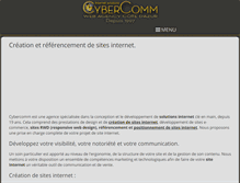 Tablet Screenshot of cybercomm.fr
